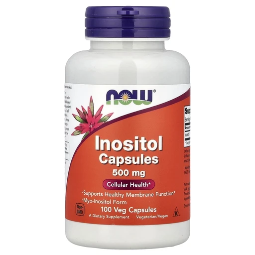 NOW Inositol 500 мг 100 капс.